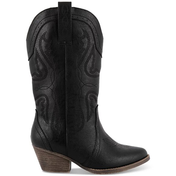 Sugar Women's Tammy Western Boots Black Size 6M - Picture 2 of 5
